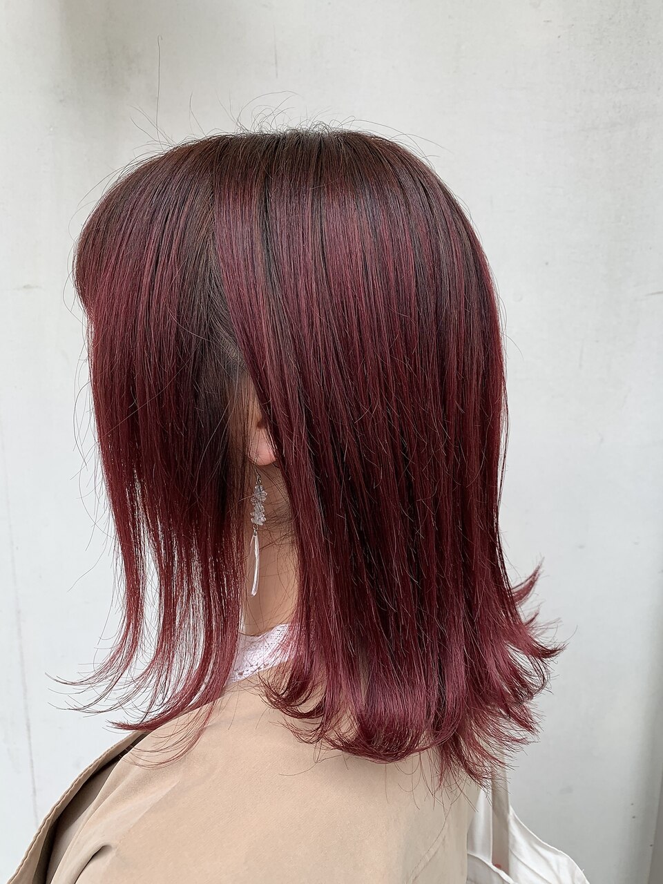 ディープピンク×イルミナカラー：L095102748｜ヘアー アイス カンナ