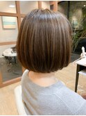 綺麗なラインのボブスタイル