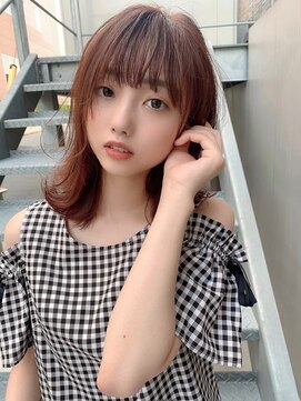 エムスラッシュ みなとみらい馬車道店(M SLASH) M.SLASH馬車道/外ハネ/シースルー/大人ガーリー/ネオウルフz1