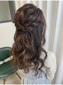ハーフアップ 原明日香