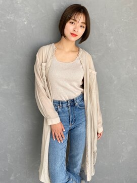 スプレンド センター南(SPLENDO hair nail supply&co.) あごラインボブシースルーバング