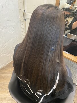 ボトムス(BOTTOMS) 髪質改善　渋谷初　ハリスノフトリートメント　渋谷美容室