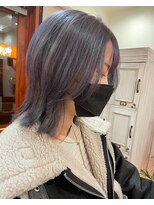 ロッソ ヘアデザイン(ROSSO hair design) purple