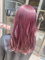 アース クロスガーデン川崎店(HAIR&MAKE EARTH)&nbsp;春ピンク