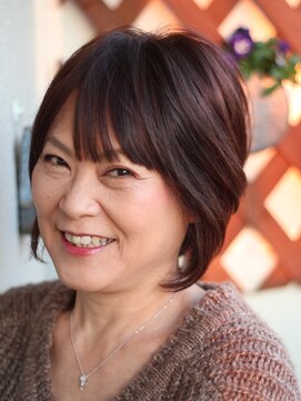 エクラート イーリス 高田馬場店(ECLART IriS) ≪高田馬場美容室≫白髪染め☆ダークカラーのショートボブ