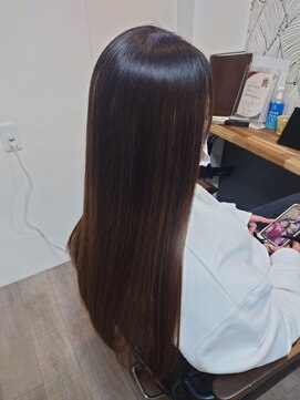 ヘアーカルチャー 小倉台店 HAIR CULTURE ロングストレート小顔カットセミロング髪質改善