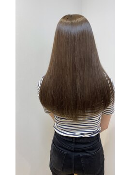 バランス ヘアーアンドアイラッシュ 野田店(balance.) ツヤ髪!オリーブベージュ