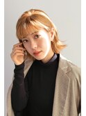 20代30代40代50代小顔ミディアム外ハネボブアッシュ