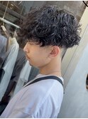 メンズマッシュメンズヘア波巻きスパイラルパーマ波巻きパーマ