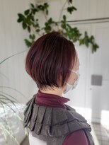 ヘアスペース リズム グリーン(Hair space Rizm green)&nbsp;ショートボブ×ブロッサム×ディープアメジスト30代40代50代60代