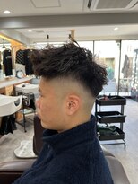 スウェル 船橋店(Swell)&nbsp;メンズツイストパーマスパイラルパーマフェード[船橋]