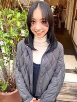 モク 大阪梅田店(MOK)&nbsp;【ナチュラルブルーブラック】透明感地毛風