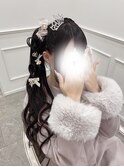 絶対的カワイイ！編みカチュサイドポニー＊新井