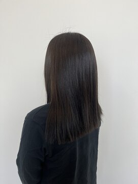 ビーヒアナウ N゜03 金沢駅西店(BE HERE NOW) 【縮毛矯正/ストレート/ash color/lavender ash/透明感】