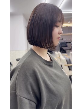 サンド 鹿児島中央(sand) ボブ　韓国ボブ　タッセルボブ　切りっぱなしボブ　似合わせ