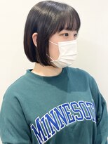 モリオフロムロンドン 松戸店(Morio from London)&nbsp;【松戸　石山】黒髪ボブ内巻きミニボブ前髪あり20代30代