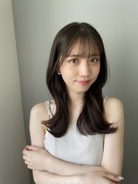 ガーランド (Garland)&nbsp;大人かわいいくびレイヤー小顔顔まわりレイヤーマロンベージュ