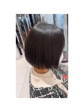アース 熊本下通店(HAIR & MAKE EARTH) 縮毛矯正×ボブカット