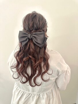 ミンクスオーバー(MINX OVER) 【ヘアセット】ハーフアップ