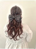 【ヘアセット】ハーフアップ