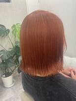 ウルア 吉祥寺店(ULUA)&nbsp;髪質改善 艶髪 韓国風 エギョモリ オレンジカラー 吉祥寺