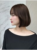 大人丸みボブ
