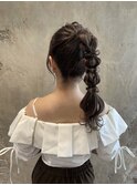お呼ばれにぴったり◎ポニーテールアレンジ