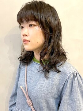 テテコケット(tete coquette) 【若松 詩季】重め前髪の大人ミディアム/髪質改善トリートメント