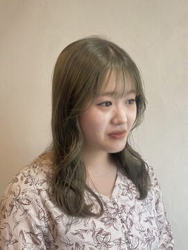 トワ(toi) オリーブグレージュ/ダブルカラー/透明感カラー/横浜/横浜駅