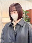 切りっぱなしボブ/グレージュ/20代30代yr77