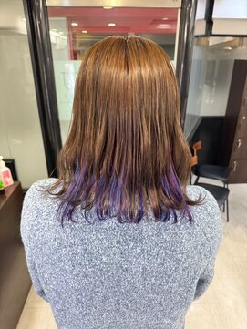 アイズ 本厚木(AIZU) インナーカラー パープル