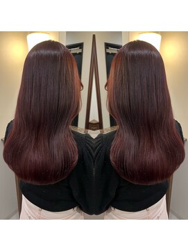 リコ ヘアアンドリラクゼーション 名駅店(LICO HAIR&RELAXATION) 【髪質改善】ピンクブラウンカラー