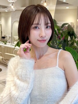 ミズチャーム(Ms.CHARM) ボブ/シースルバング/縮毛矯正/髪質改善/前髪カット/韓国ヘア