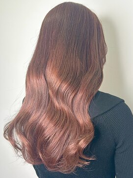 ぷるんとウェーブ/透明感チョコレートブラウン