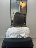 髪質改善ストレート×外はね