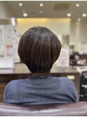 丸みショートボブ