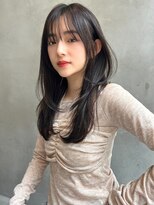 ロジッタ(ROJITHA)&nbsp;【ROJITHA原宿表参道】顔まわりレイヤー×スモーキーグレージュ