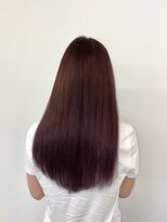 ラピステン 福岡天神 大名店(Lapis)&nbsp;パープルブラウン/ホワイトグレージュミニウルフデジタルパーマ