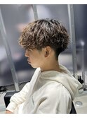 マッシュ/波巻きパーマ/メンズパーマ/ツイストスパイラルパーマ