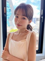 ロンド ボーイ 表参道(Lond BOY)&nbsp;くびれヘア/顔周り/韓国/レイヤーカット/黒髪/ロング/前髪表参道