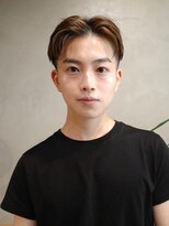 キュー(Cue_)&nbsp;ウェットセンターパートオールバックツーブロック（表参道）