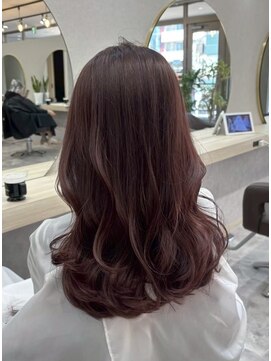 ヘアスペース リズム グリーン(Hair space Rizm green) ピンクベージュ