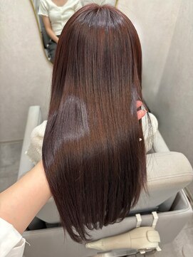 サイ 清澄白河(sigh) ピンクブラウンカラー/ブローアウトトリートメント