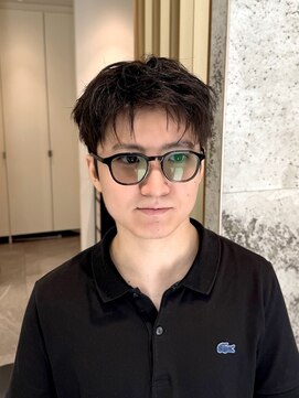 グランシャス(Grancious) men's ショート　マレットヘア　フェザーショート