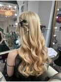 綺麗め大人っぽハーフツイン