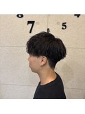 刈り上げマッシュ×ソフトツイスト