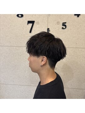 刈り上げマッシュ×ソフトツイスト