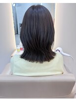 エレノア 渋谷公園通り店(Eleanor)&nbsp;【中澤】ナチュラルくびれレイヤー　ダークグレー