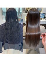 リジー 京橋(LYZY)&nbsp;ダメージ毛でも可能な髪質改善ストレート｜艶ロング