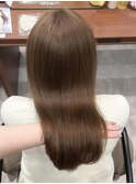 韓国風レイヤーカットブリーチダブルカラー前髪 